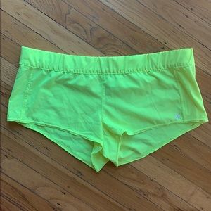Neon yellow NWOT Hurley shorts!